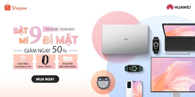 Sự kiện 9.9 Ngày Siêu Mua Sắm – Ngày hội muôn vàn deal hot đến từ Huawei - Ảnh 1.