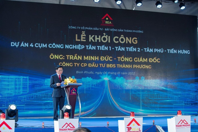 Công ty Thành Phương khởi công xây dựng 04 cụm công nghiệp tại tỉnh Bình Phước - Ảnh 1.