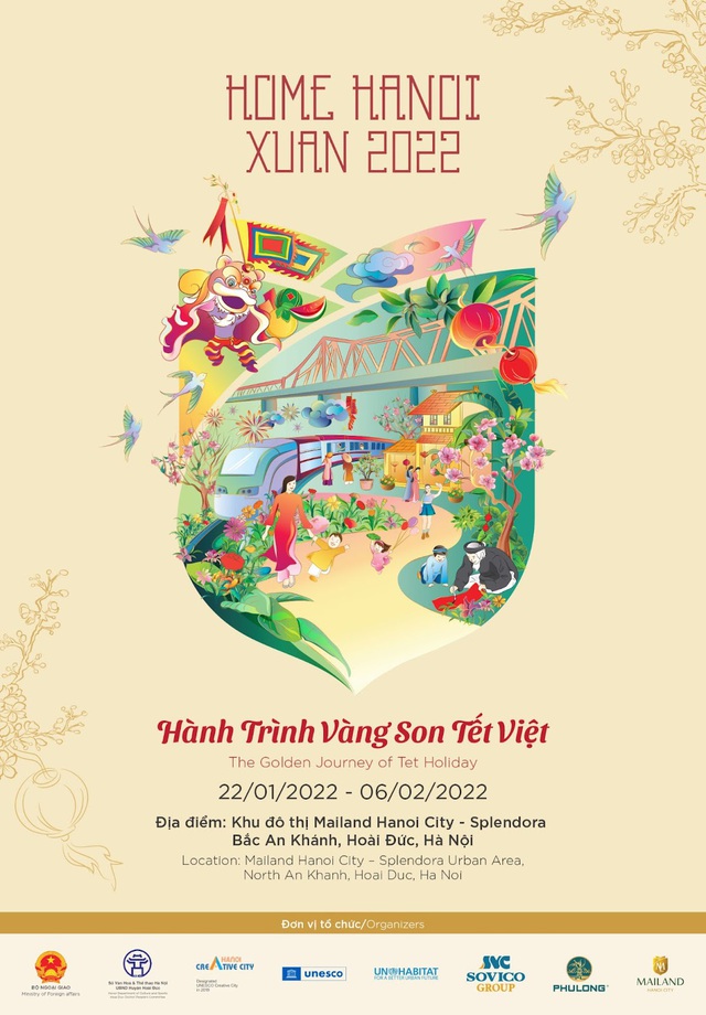 Lễ hội đường hoa xuân Hà Nội - Hành trình Vàng son Tết Việt - Ảnh 1.