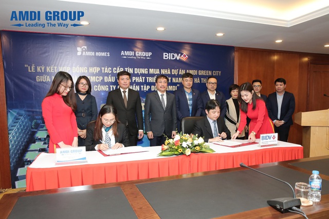 AMDI Group và BIDV ký kết thỏa thuận hợp tác cấp tín dụng mua nhà - Ảnh 3.