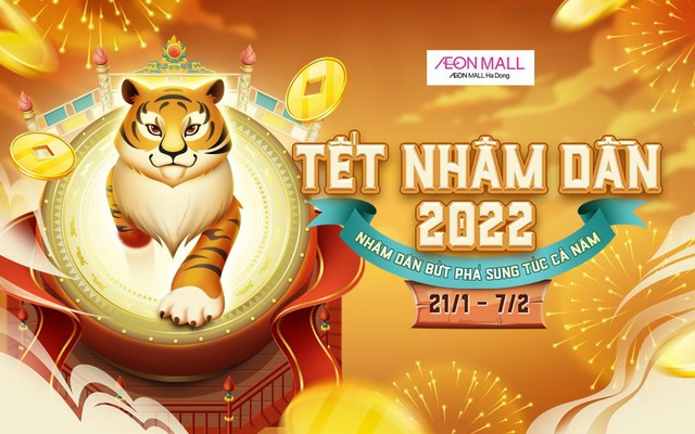 Đón Tết Nhâm Dần 2022 triệu niềm vui với hàng ngàn ưu đãi mua sắm tại AEON MALL Hà Đông - Ảnh 1.