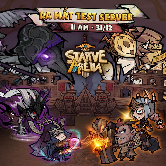 Phát nghiện với bộ nhân vật đậm chất thần thoại trên đảo Aldur trong game mới Starve Arena - Ảnh 1.