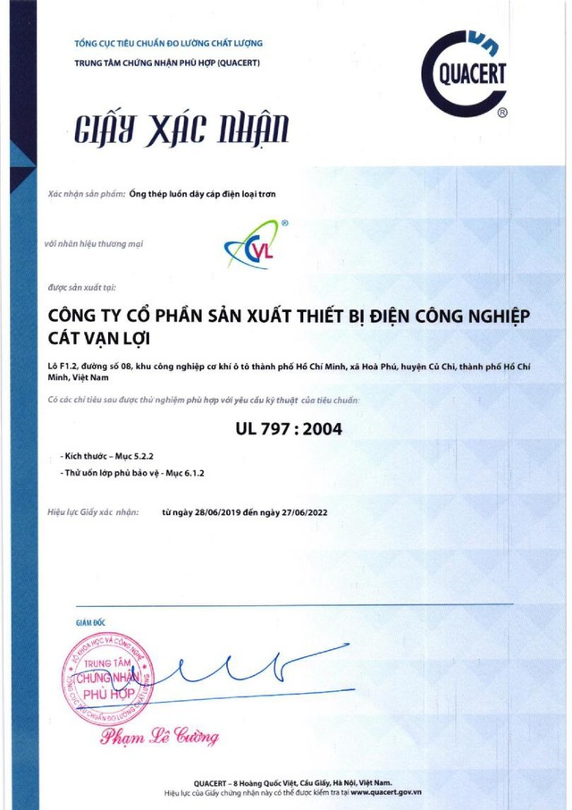 Ống luồn dây điện CVL đạt Hàng Việt Nam chất lượng cao - Chuẩn hội nhập - Ảnh 2.