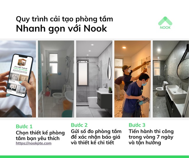 Nook - Giải pháp đột phá trong thiết kế và cải tạo phòng tắm - Ảnh 2.