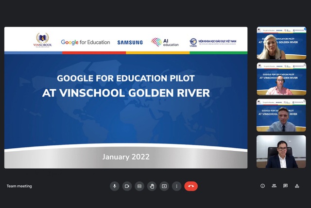 Hợp tác với Google và Samsung, Vinschool ứng dụng công nghệ, nâng cao chất lượng dạy - học - Ảnh 1.