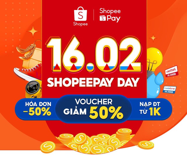 Khám phá kho ưu đãi “siêu khủng” dành riêng cho tín đồ shopping không tiền mặt tại ShopeePay Day 16.2 - Ảnh 1.