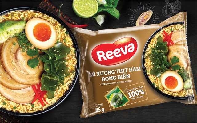 Mì Reeva với rong biển tươi 100%, hương vị hiếm có khó tìm trên thị trường mì ăn liền Việt - Ảnh 1.