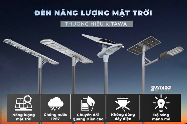Kitawa và mục tiêu doanh nghiệp hàng đầu về đèn năng lượng mặt trời