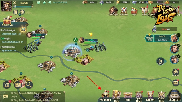Diverse army system - unlimited tactics in Tan Ngoa Long mobile game - Photo 1.