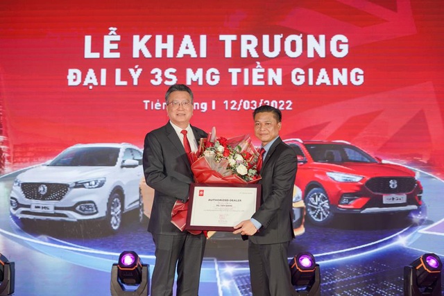 MG khai trương đại lý 3S MG đầu tiên tại Tiền Giang, tham vọng mở rộng thị phần tới miền Tây - Ảnh 1.