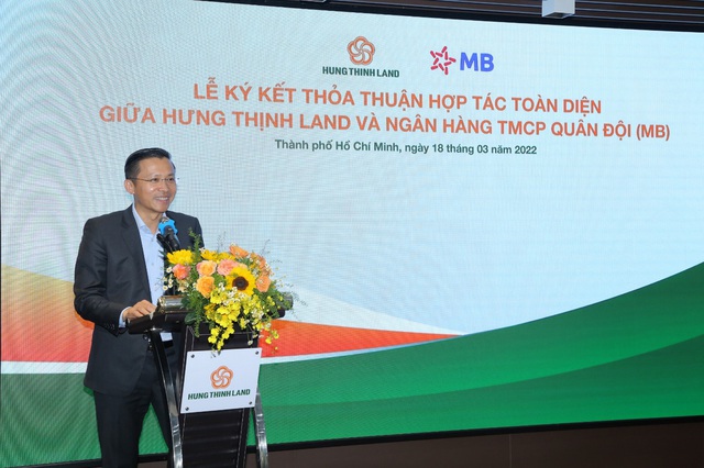 MB ký kết hợp tác chiến lược toàn diện với Hưng Thịnh Land - Ảnh 1.