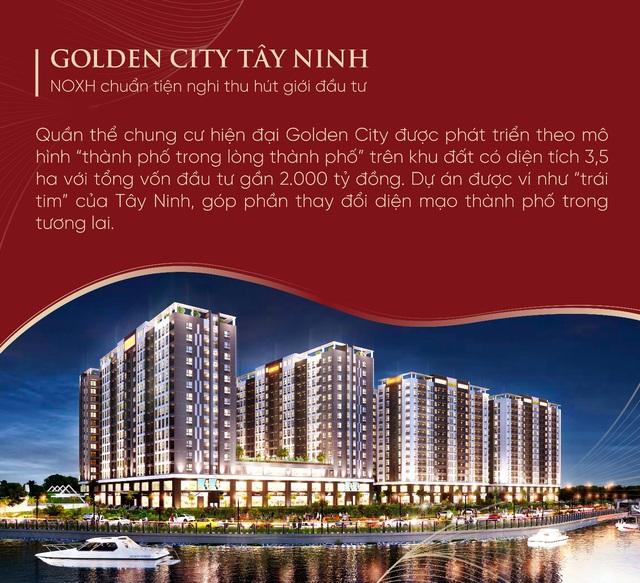 NOXH hiện đại Golden City - Sản phẩm đầu tư hấp dẫn tại Tây Ninh - Ảnh 3.