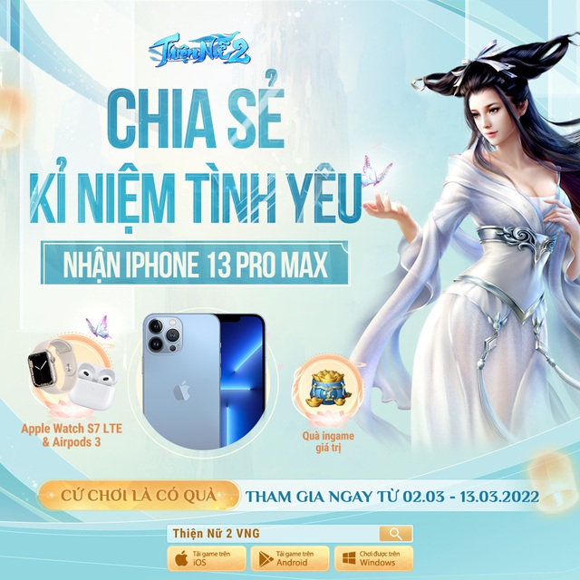 Hẹn ước Thanh Xuân nhận iPhone 13 Pro Max cùng Thiện Nữ 2 - Ảnh 1.