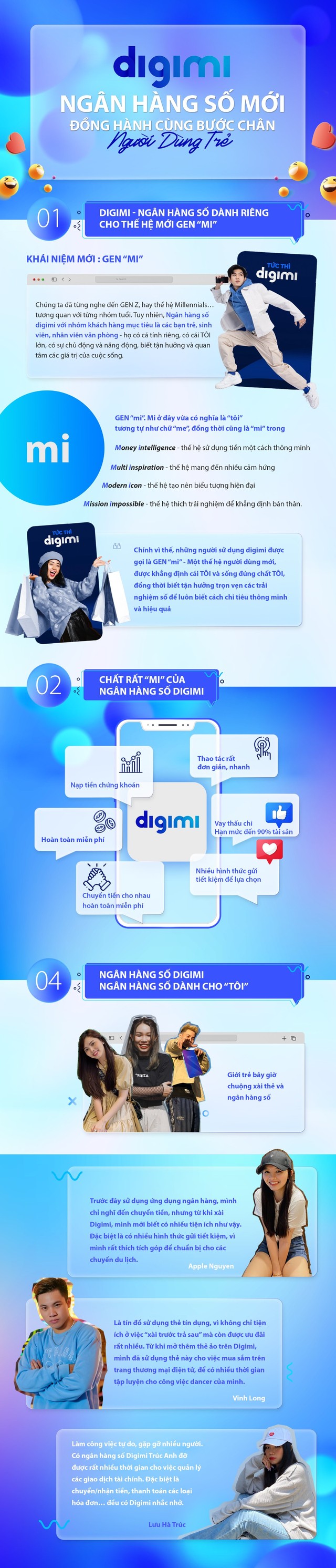 Digimi - Ngân hàng số mới đồng hành cùng bước chân người dùng trẻ - Ảnh 1.