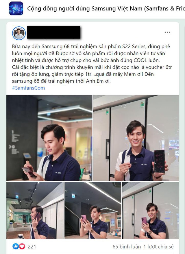 Người dùng Việt hào hứng với Samsung Galaxy S22 Series “Mắt thần bóng đêm” - Ảnh 1.