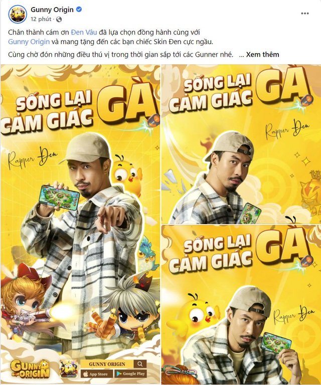 Mở bát ngành game Việt bằng sự hợp tác với Gunny Origin, Đen Vâu hứa tặng cả skin chính mình cho game thủ - Ảnh 2.