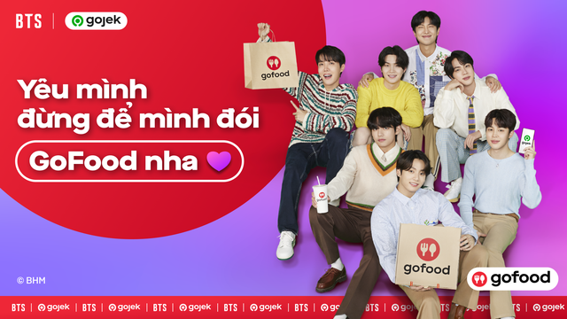Gojek hợp t&aacute;c với nh&oacute;m nhạc BTS, biểu tượng nhạc pop thế kỷ 21 - Ảnh 1.