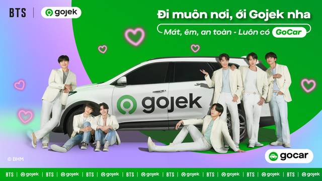 Gojek hợp t&aacute;c với nh&oacute;m nhạc BTS, biểu tượng nhạc pop thế kỷ 21 - Ảnh 2.