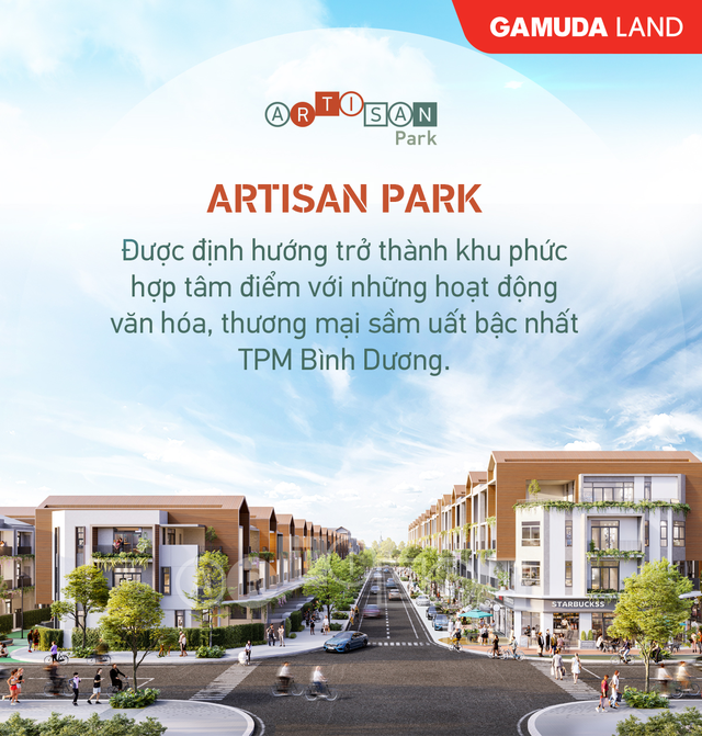 Artisan Park thổi hồn phố thị vào thành phố mới Bình Dương - Ảnh 1.