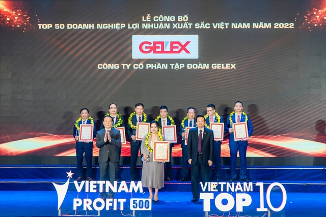 GELEX lọt Top 50 Doanh nghiệp lợi nhuận xuất sắc nhất Việt Nam 2022 - Ảnh 1.