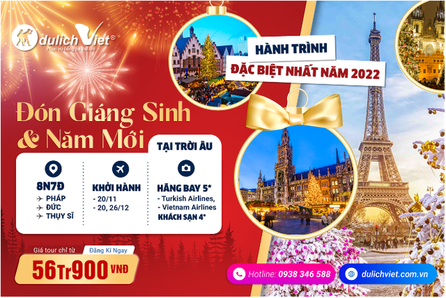 Ngày càng nhiều gia đình chọn Du Lịch Việt đi tour đón năm mới và du xuân 2023 tại Châu Âu - Ảnh 2.