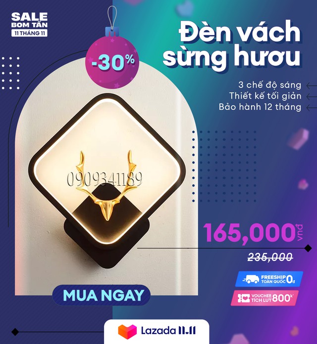 Chưa đến 1 triệu mua hết 6 m&oacute;n đồ trang tr&iacute; Gi&aacute;ng sinh cực xinh, sale đậm duy nhất ng&agrave;y 11/11, c&oacute; m&oacute;n chỉ 20k - Ảnh 1.