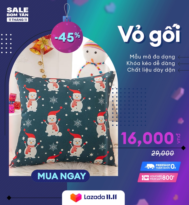 Chưa đến 1 triệu mua hết 6 m&oacute;n đồ trang tr&iacute; Gi&aacute;ng sinh cực xinh, sale đậm duy nhất ng&agrave;y 11/11, c&oacute; m&oacute;n chỉ 20k - Ảnh 5.