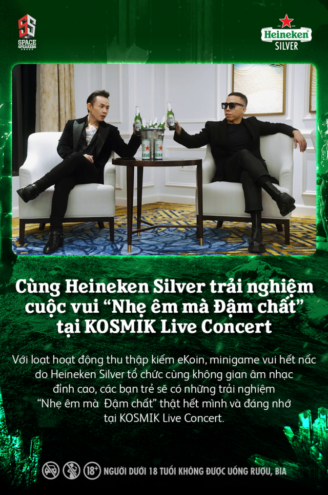 Heineken Silver đồng hành cùng SpaceSpeakers tạo nên bữa tiệc âm nhạc hoành tráng - Ảnh 4. Heineken Silver đồng hành cùng SpaceSpeakers tạo nên bữa tiệc âm nhạc hoành tráng - Ảnh 4.