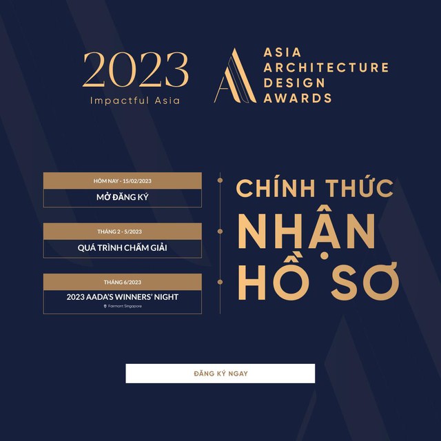 Giải thưởng kiến trúc Châu Á 2023 chính thức mở đăng ký - Ảnh 1.