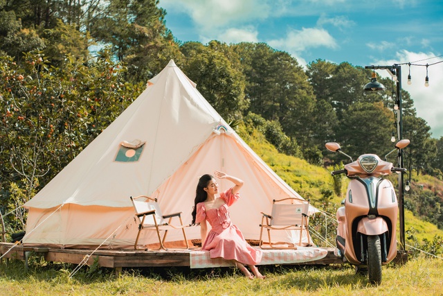 Cùng Á hậu Phương Nhi trải nghiệm Glamping Đà Lạt cùng hội bạn thân - Ảnh 3.