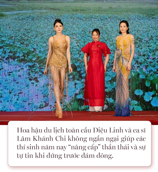 Diệp Lâm Anh đọ sắc cùng Hoàng Thùy và Lâm Khánh Chi tại cuộc thi Hoa hậu Quý bà Việt Nam 2022 - Ảnh 4.