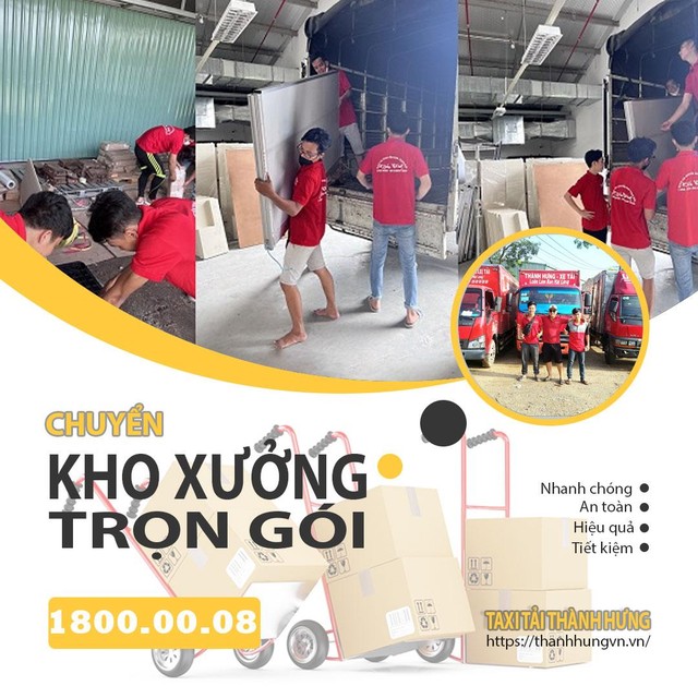 Taxi tải Th&agrave;nh Hưng - Kinh nghiệm chuyển dọn h&agrave;ng trăm c&ocirc;ng tr&igrave;nh kho xưởng - Ảnh 3.