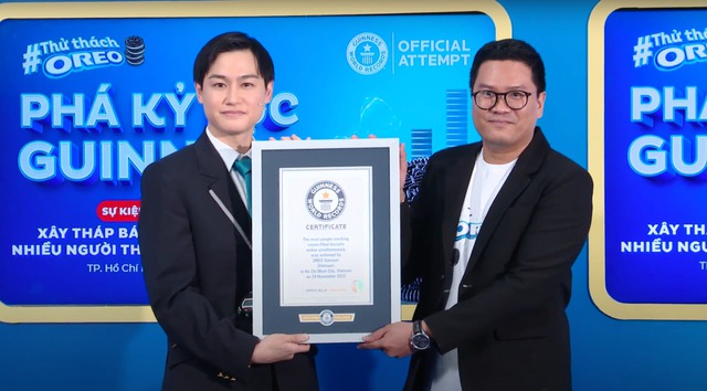 TikToker Long Chun và An Nhiên Bối Bối hào hứng tham gia xác lập kỷ lục Guinness thế giới - Ảnh 5.