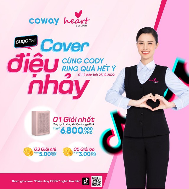 Vũ điệu Cody - Lan tỏa thông điệp về sự chuyên nghiệp, tận tâm từ dịch vụ của Coway Vina - Ảnh 1.