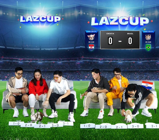 Kh&aacute;m ph&aacute; LazCup, show xem chung cho giới trẻ tận hưởng trọn vẹn m&ugrave;a World Cup - Ảnh 2.
