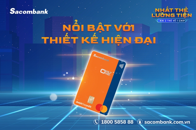 Vượt trội tính năng, tiện ích cùng thẻ tích hợp Sacombank Mastercard Only One - Ảnh 1.