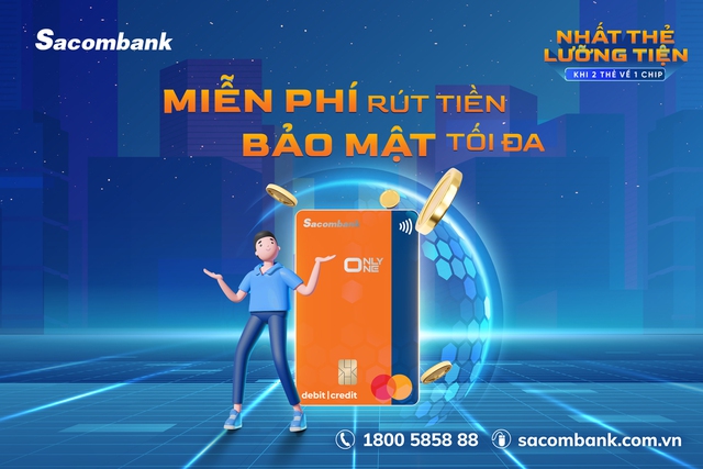 Vượt trội tính năng, tiện ích cùng thẻ tích hợp Sacombank Mastercard Only One - Ảnh 3.