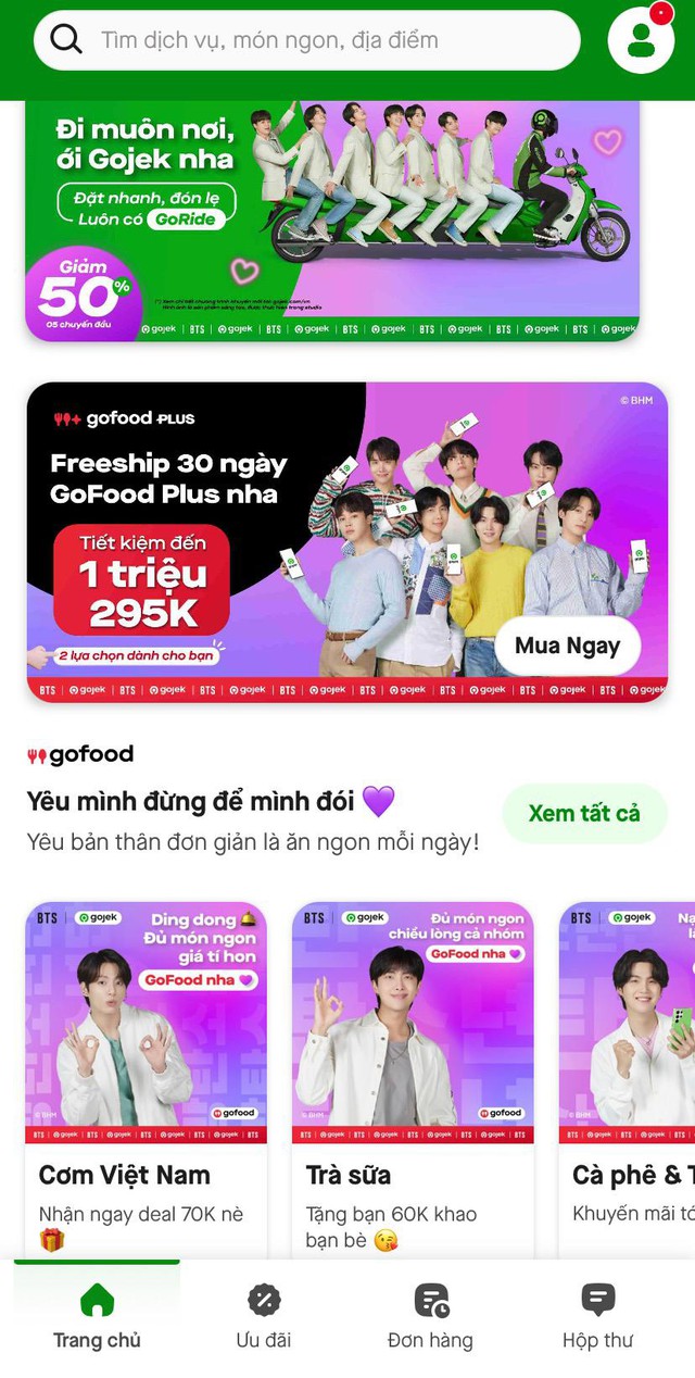 Kh&aacute;m ph&aacute; thực đơn m&oacute;n Việt tr&ecirc;n Gojek lọt mắt xanh c&aacute;c ch&agrave;ng trai BTS - Ảnh 2.