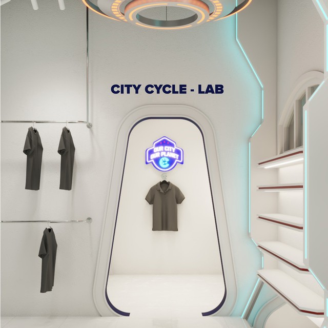 City Cycle: Không gian mua sắm mang ý tưởng “phi thuyền” độc đáo tại Hà Nội - Ảnh 3.