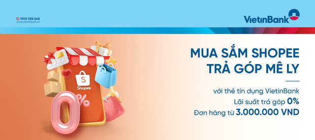 Trả góp lãi suất 0% khi mua sắm tại Shopee - Ảnh 1.