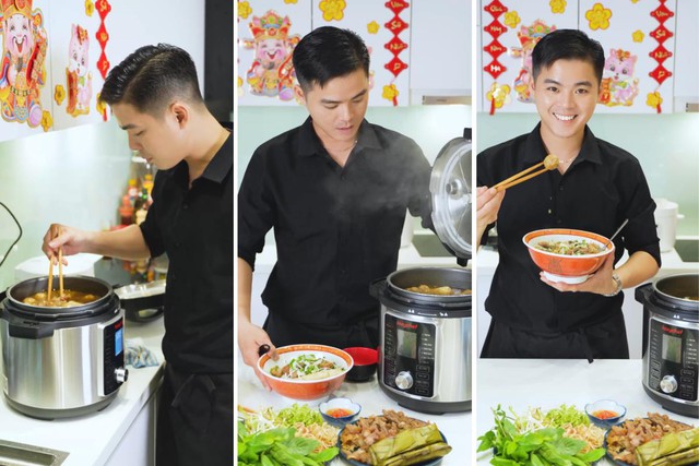 Nồi chi&ecirc;n hầm đa năng 16 in 1 chỉ hơn 4 triệu đồng, chị em y&ecirc;u bếp sắm ngay để Tết n&agrave;y rảnh tay du xu&acirc;n - Ảnh 4.