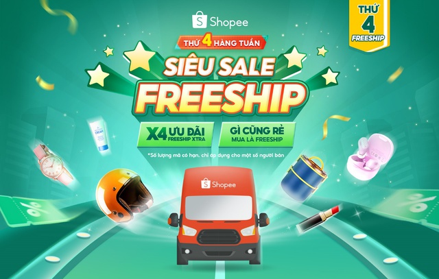 Thứ 4 cuối c&ugrave;ng của năm 2022, Shopee chi&ecirc;u đ&atilde;i d&acirc;n t&igrave;nh loạt ưu đ&atilde;i hấp dẫn để sắm Tết thả ga - Ảnh 1.