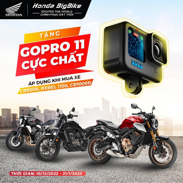 Tung hoành đường phố với ưu đãi cực chất của Honda BigBike Việt Nam - Ảnh 1.