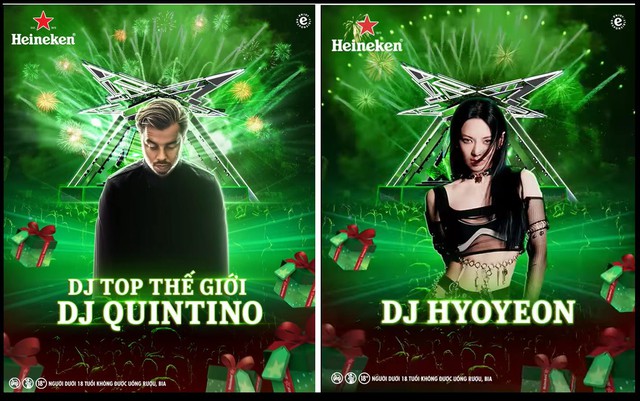 Bộ ba DJ quốc tế khuấy động Heineken Countdown Party 2023, Diva Mỹ Linh - Hồng Nhung mở kết nối bất ngờ với nghệ sĩ Gen Z - Ảnh 2.
