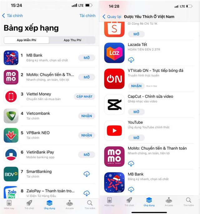 App MBBank xuất sắc lọt TOP ứng dụng yêu thích App Store 2022 - Ảnh 1.
