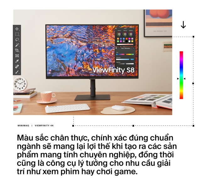 M&agrave;n h&igrave;nh ViewFinity 4K thế hệ mới: Để sức s&aacute;ng tạo vượt qua giới hạn, tạo kh&ocirc;ng gian duy mỹ tr&agrave;n đầy cảm hứng - Ảnh 4.