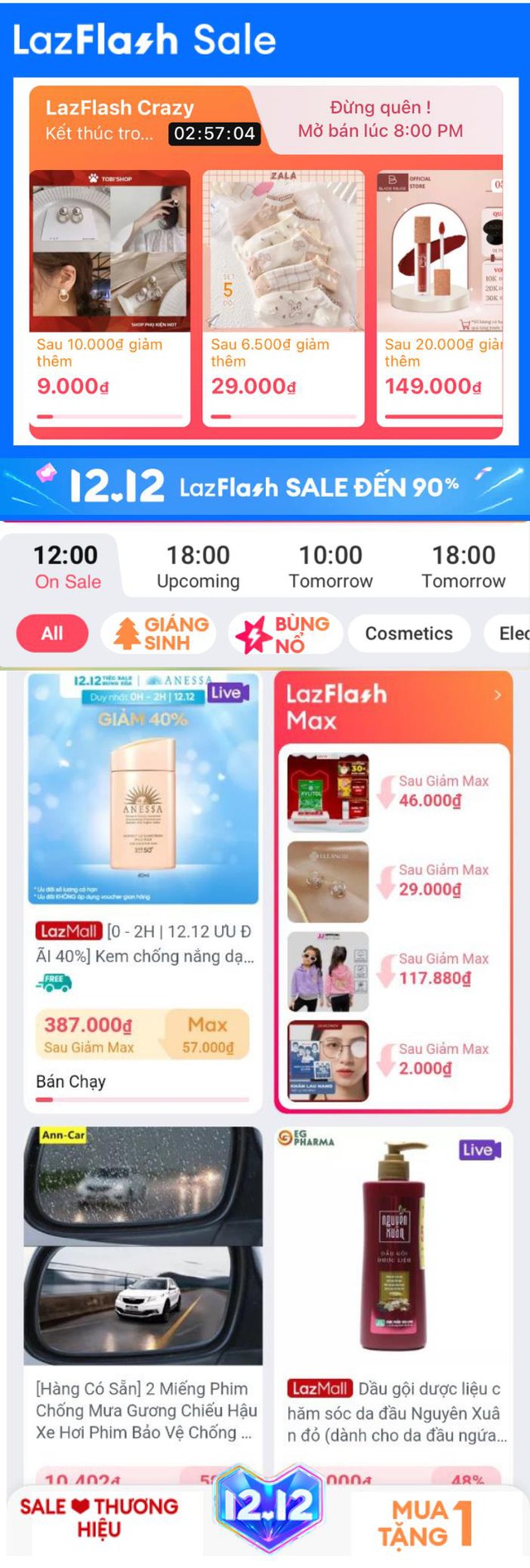 Lazada mở tiệc sale 12.12 bung xõa cuối năm, đặt lịch giờ vàng để săn hàng giảm 90%! - Ảnh 1.