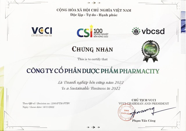 Chuỗi nhà thuốc Pharmacity liên tiếp đạt 4 giải thưởng danh giá cuối năm 2022 - Ảnh 1.