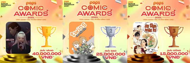 Sau 7 tháng tranh tài, POPS Comic Awards 2021 khép lại bằng chiến thắng đầy thuyết phục của các họa sĩ tài năng - Ảnh 3.