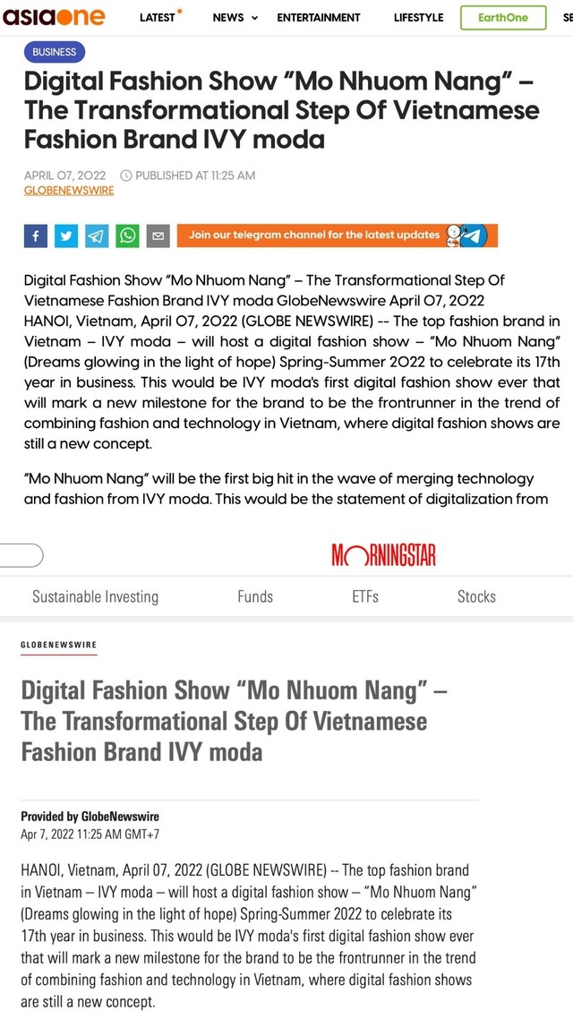 The first Vietnamese fashion show appeared on 218 American and Korean newspapers - Photo 2.